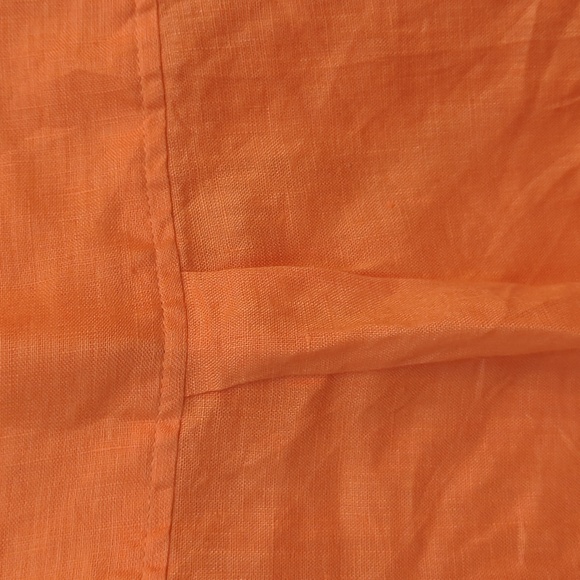 H&M Linen Creamscicle Blouse - Picture 5 of 10